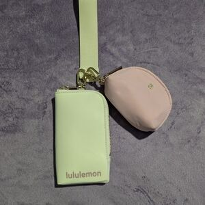 lululemon athletica Mint and Pink Clutch Set